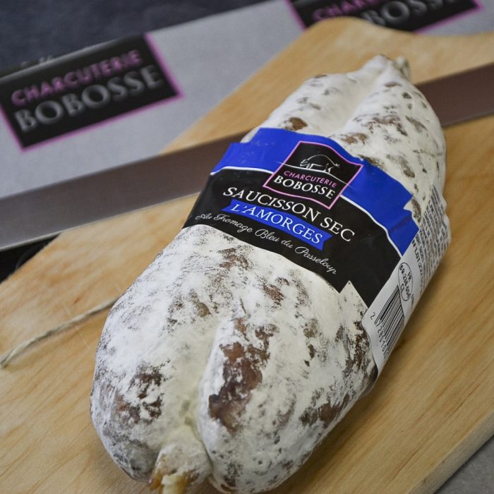 saucisson sec L'Amorges au bleu